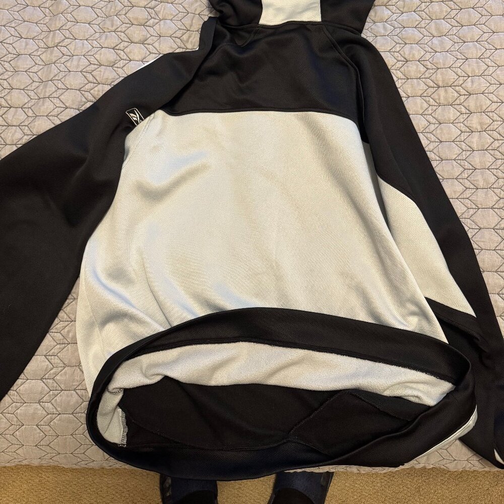 Reebok Las Vegas Raiders Black Hoodie XL Silver Logo NFL - Picture 5 of 5